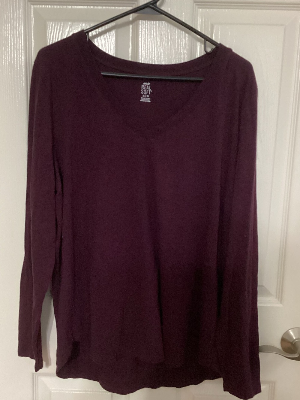 Aerie Burgundy Real Soft Tee Women’s XL